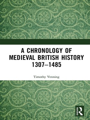 cover image of A Chronology of Medieval British History